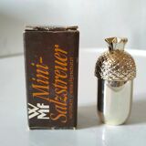 Vintage silver metal salt shaker WMF design 1970s