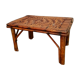 Tabouret en rotin vintage