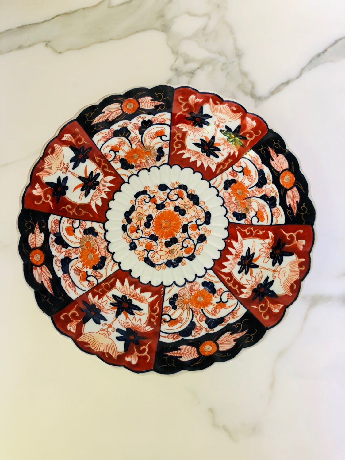 Dish Imari XIXth Japan