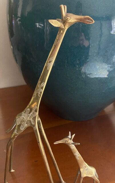 Brass girafes