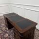 Classic English Desk with Black Leather