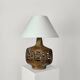 Ceramic lamp by Agnès Escalas, France, circa 1960