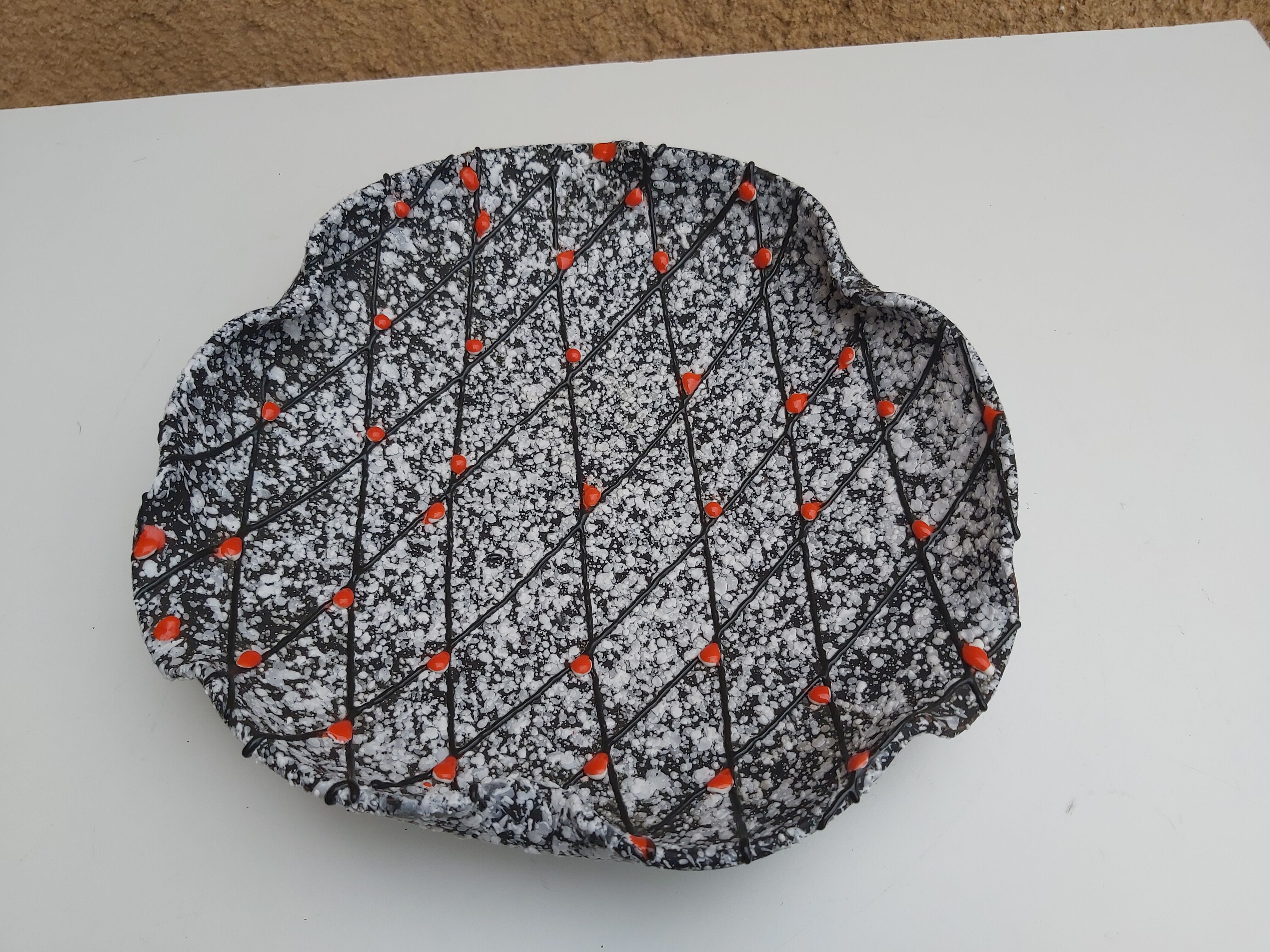 Ceramic cut signed Fratelli Fanciullacci 50s