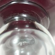 Vintage Crimson Hand-Blown Glass Vase, Empoli, Italy