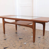 Gplan teak and glass coffee table