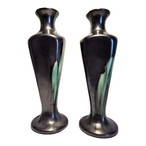 Paire de vases en céramique