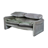 Maralunga sofa 2 places from Vico Magisttreti Cassina edition 80-90s
