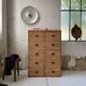Craft furniture with drawers shell handles