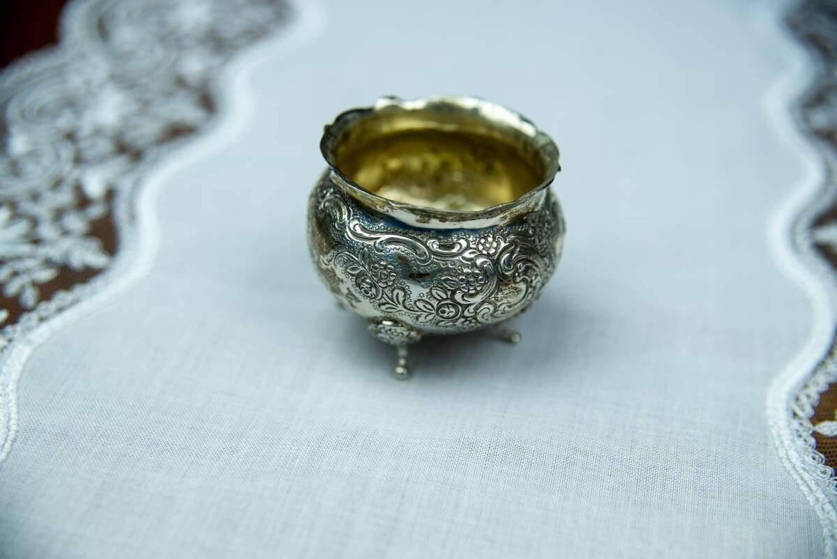 Vintage Silver Vessels, 1950s, Set of 3