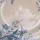 7 plates in earthenware with bird motifs by Lunéville