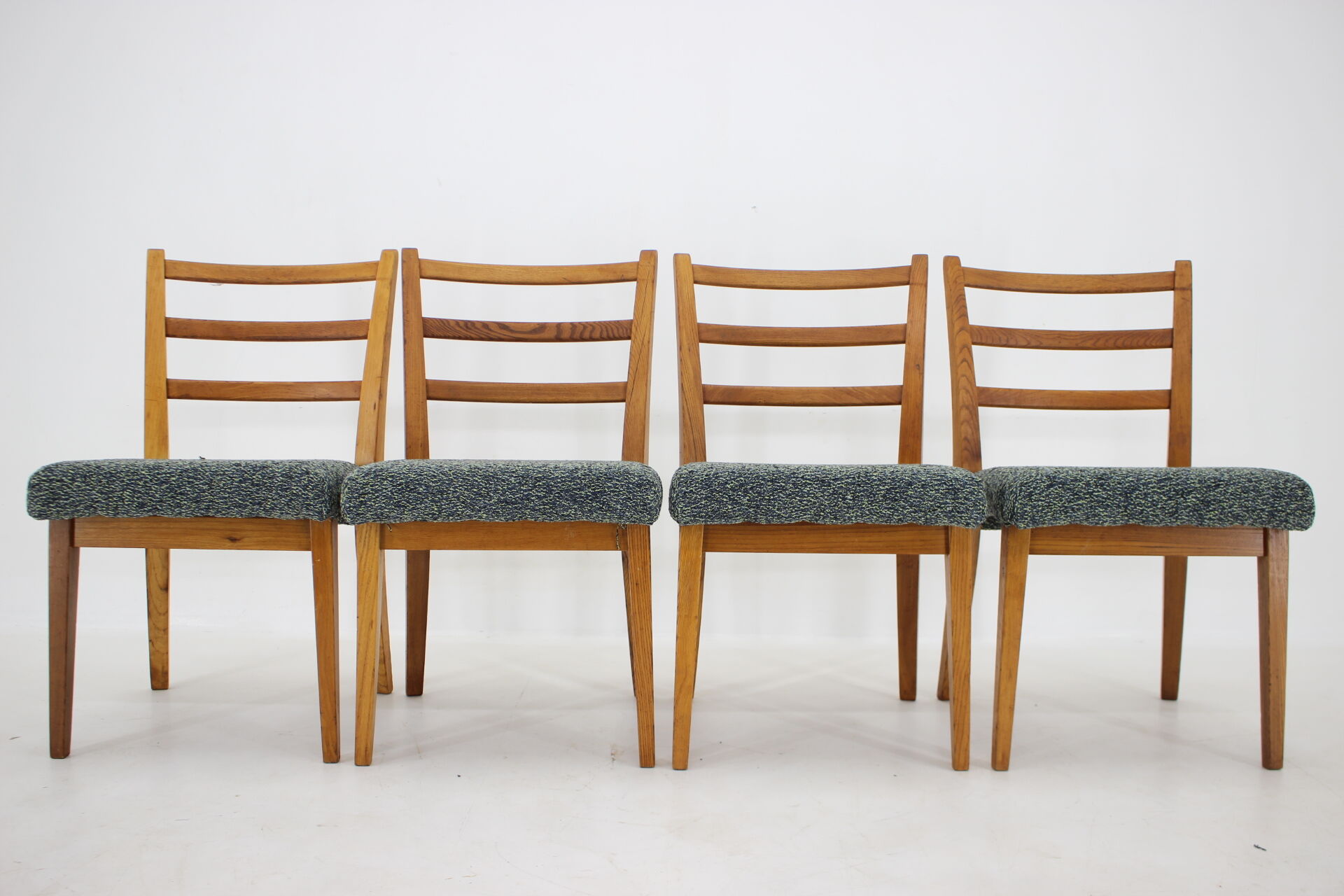 1960s Set of 4 Oak Dining Chairs ,Czechoslovakia
