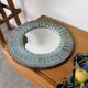 Art mirror Italy in ceramic from the 90s.