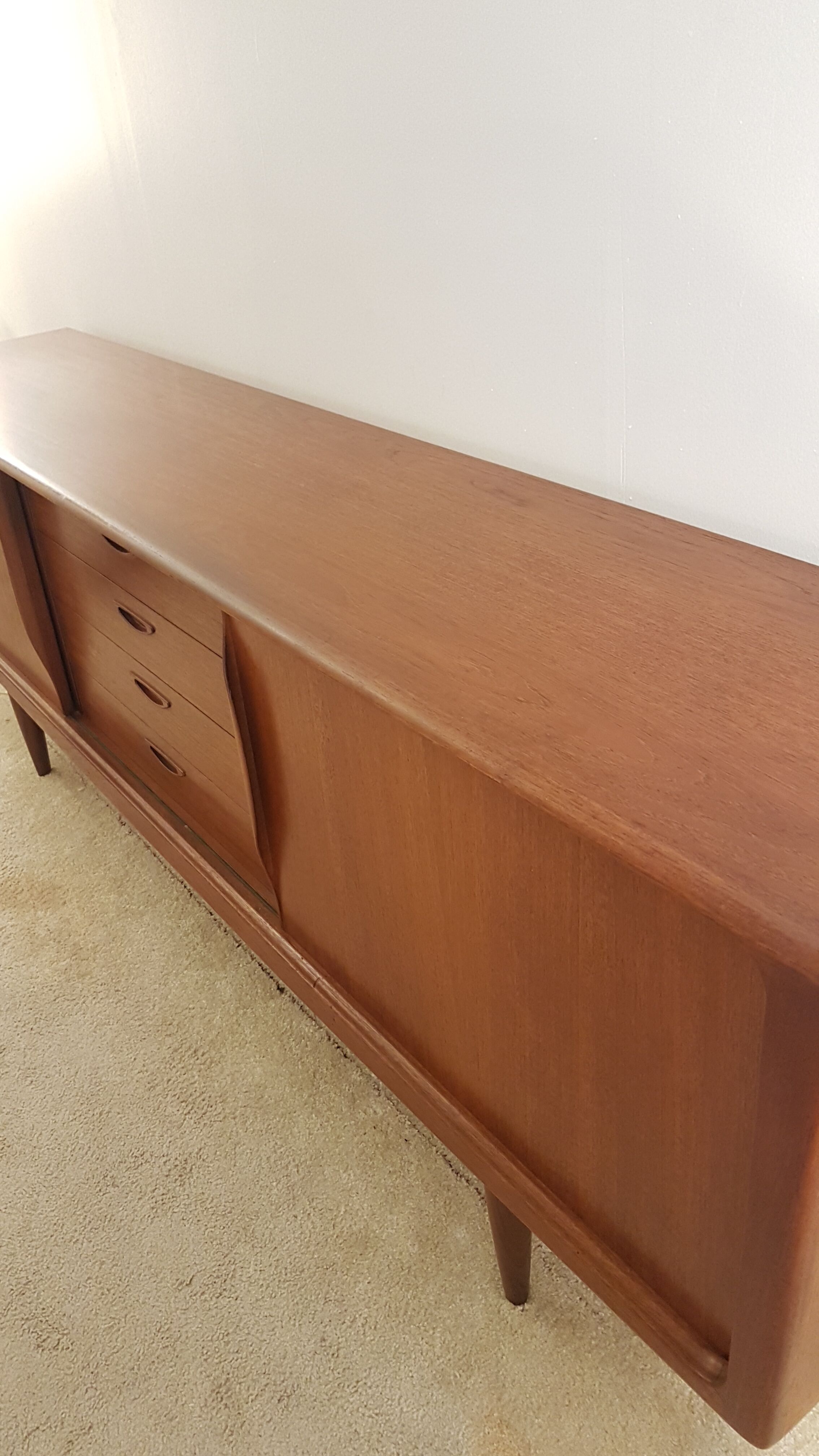 Scandinavian sideboard designer Henry Walter Klein 1960