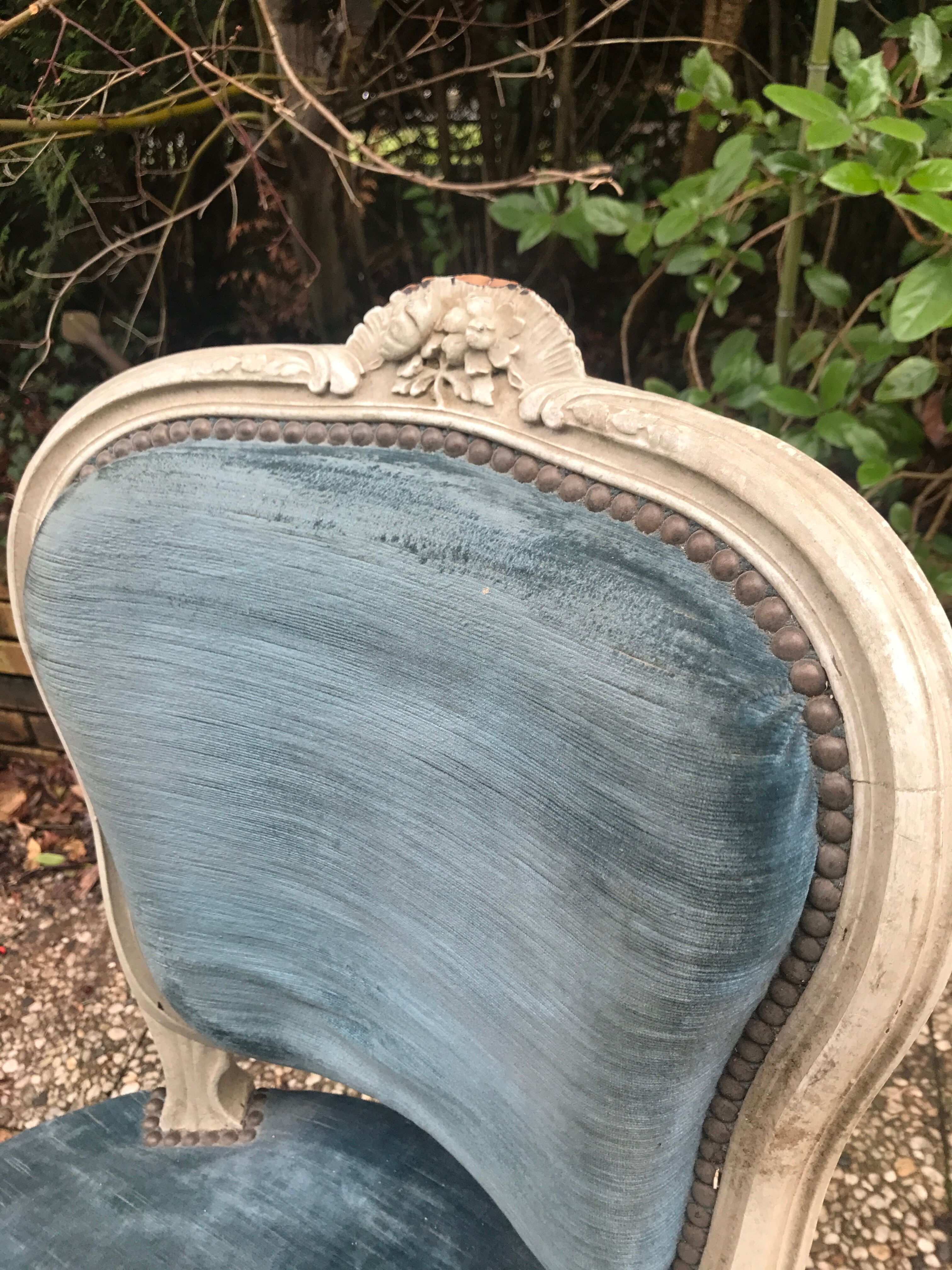 Paire de chaises style Louis XV