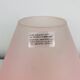 Mushroom lamp in pink Murano glass, vintage