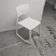Vitra cafeteria chair - Stackable model, sled base