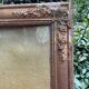 Mantelpiece mirror with bergère