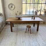 Country farmhouse table in solid beech and oak 2.5m XL