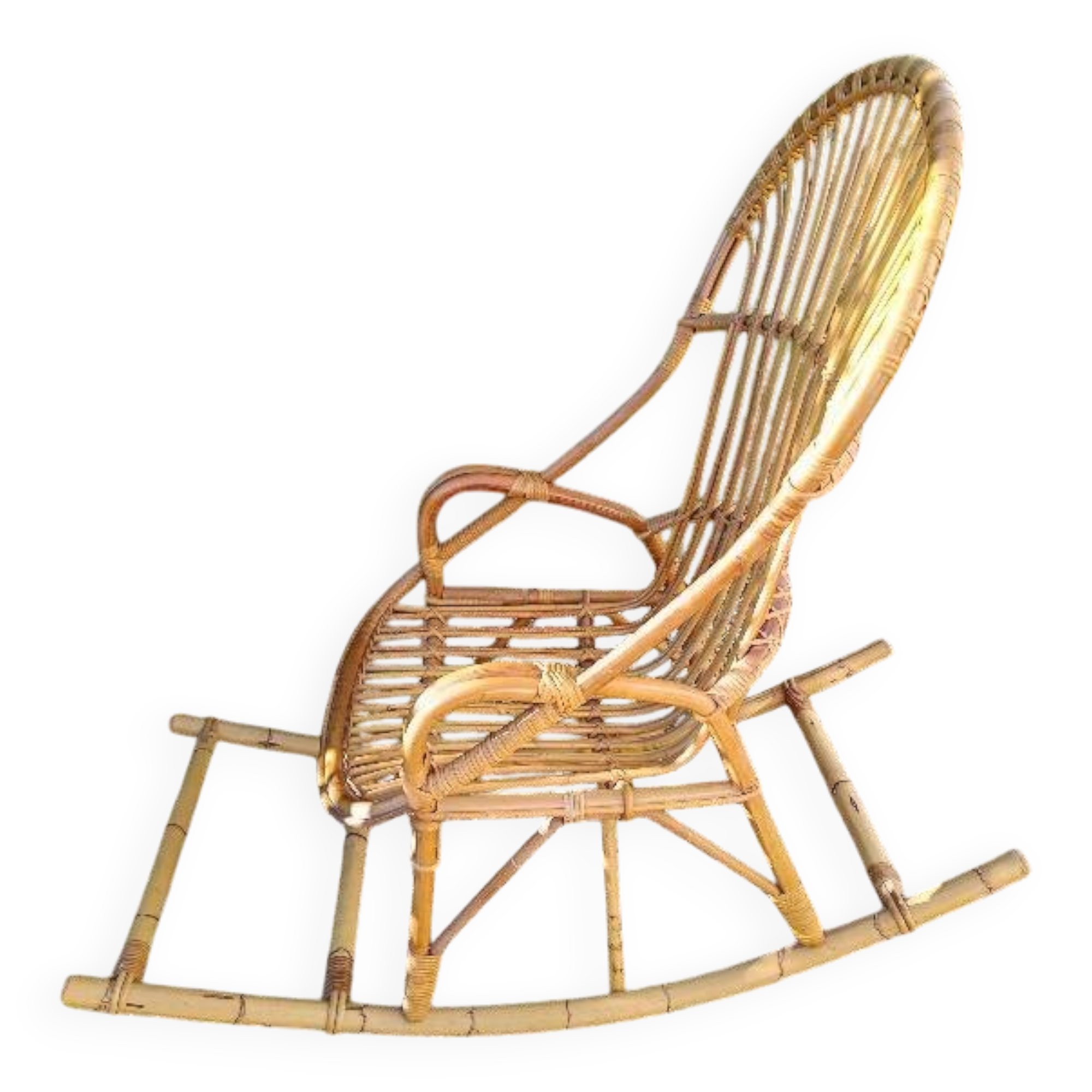 Rattan rocking chair
