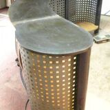 Large steel and wood counter bar