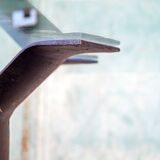 Dining table by Angelo Mangiarotti, published by Longobardo P&V, 1974