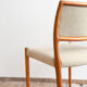 Chaise de salle à manger modèle 80 par Niels O. Møller en teck