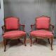 Paire de fauteuils style Louis XV