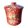 Glazed stoneware pot