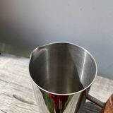 Guy Degrenne stainless steel and wood pitcher