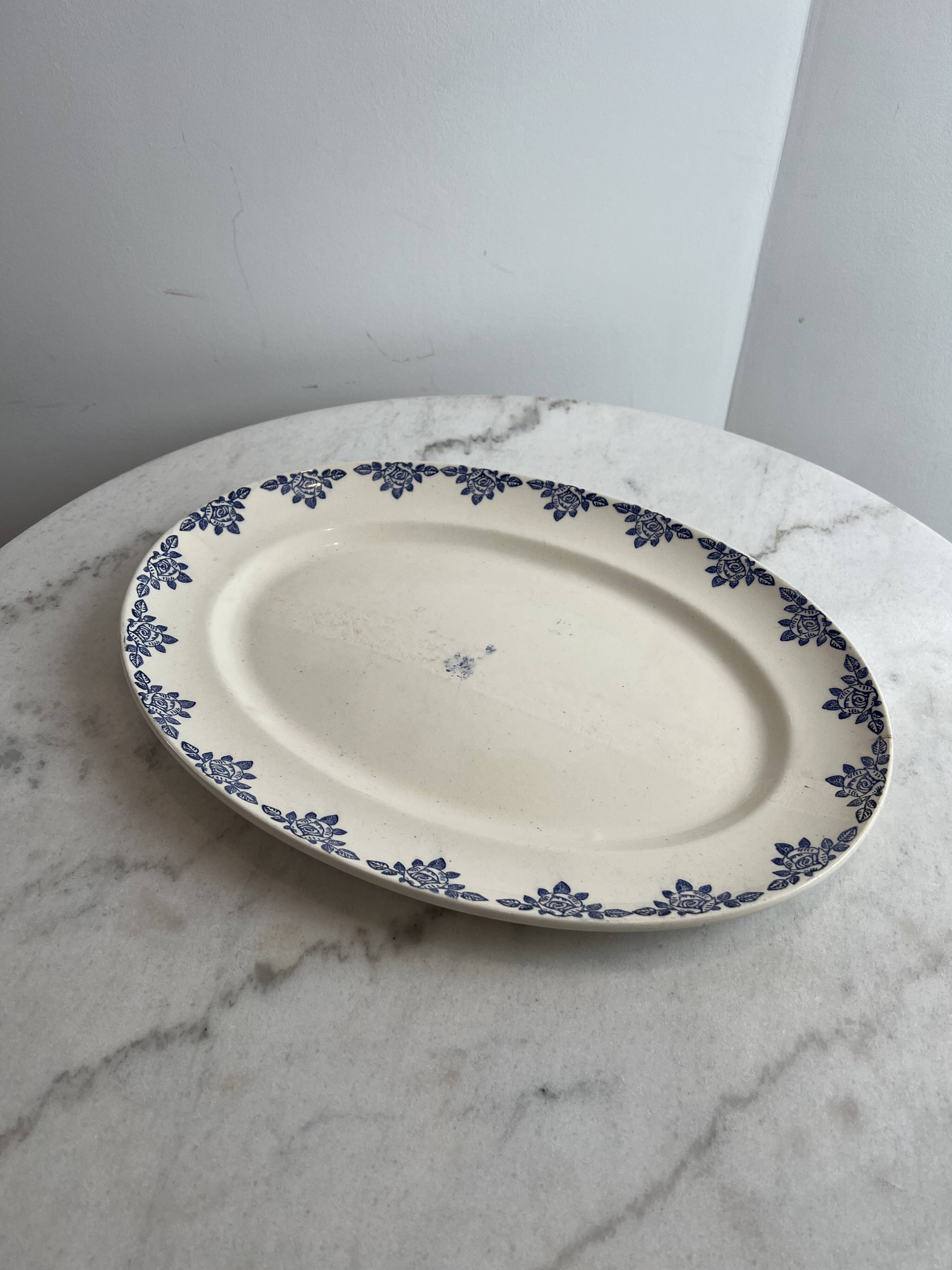 Large presentation plate HBCM France Terre de Fer