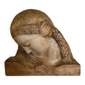 Vierge en plâtre