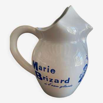 Old water pitcher Marie Brizard Digoin