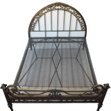 Exceptional decorative brass bed frame
