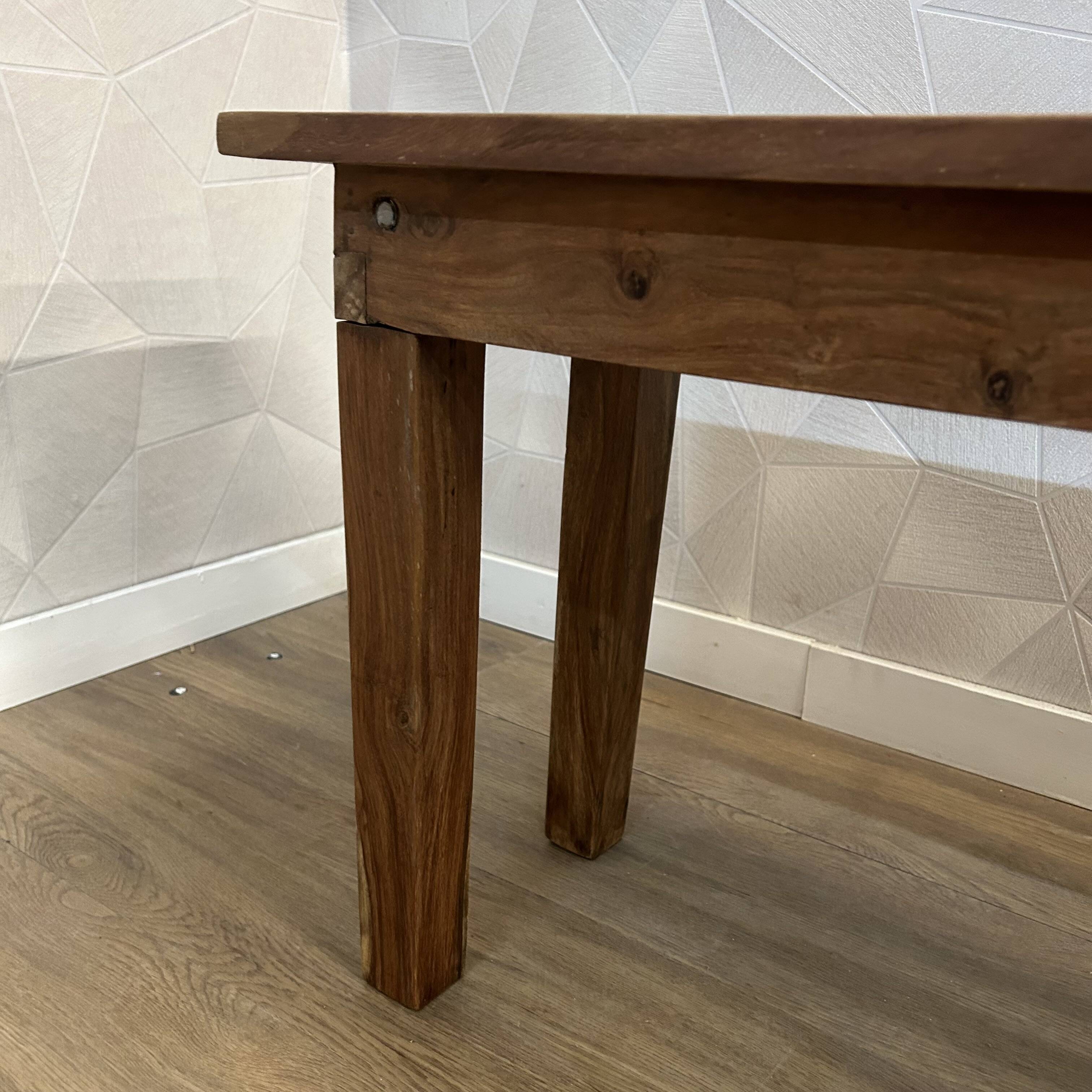 Solid wood unit bench