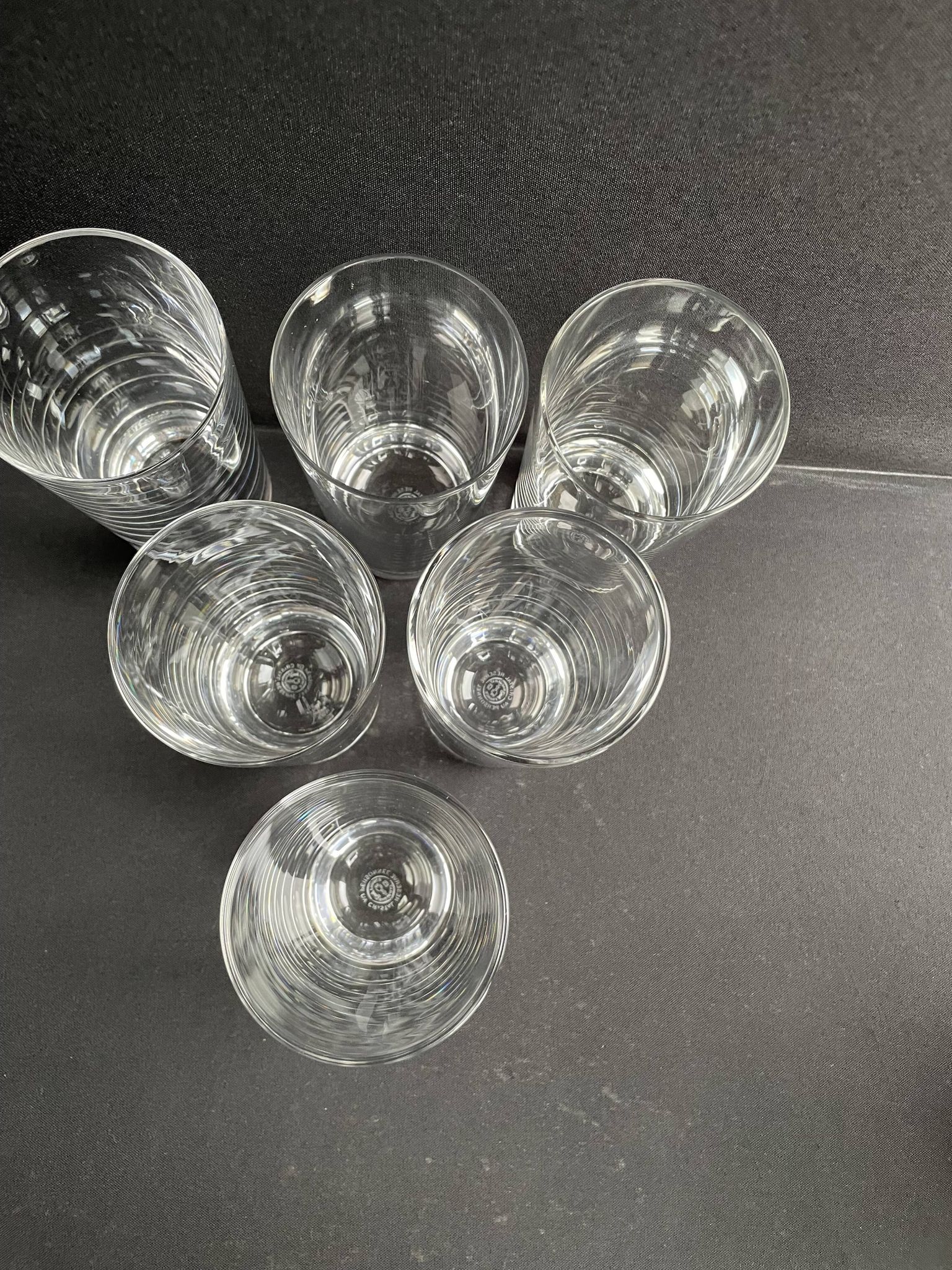 6 Baccarat Perfection Mugs