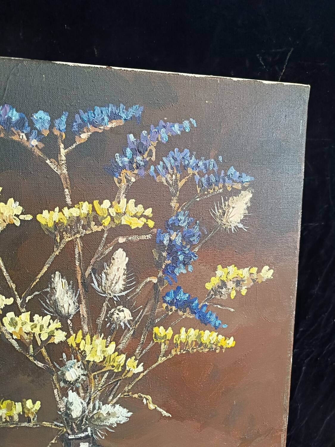 Margueray painting "Flowers and Apples"