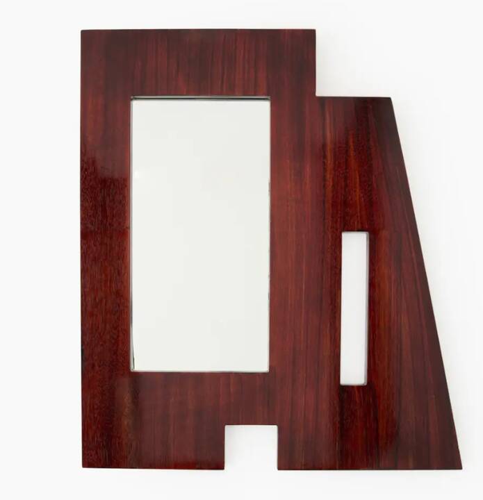 Garance Vallée for Monoprix. Designer wooden mirror