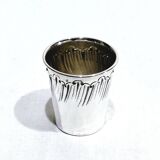 12 silver liqueur glasses