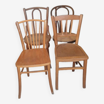 4 chaises dépareillées