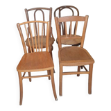4 mismatched chairs