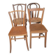 4 mismatched chairs