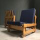 Rare pair of niko kralj 'dota' system lounge chairs, 1970's