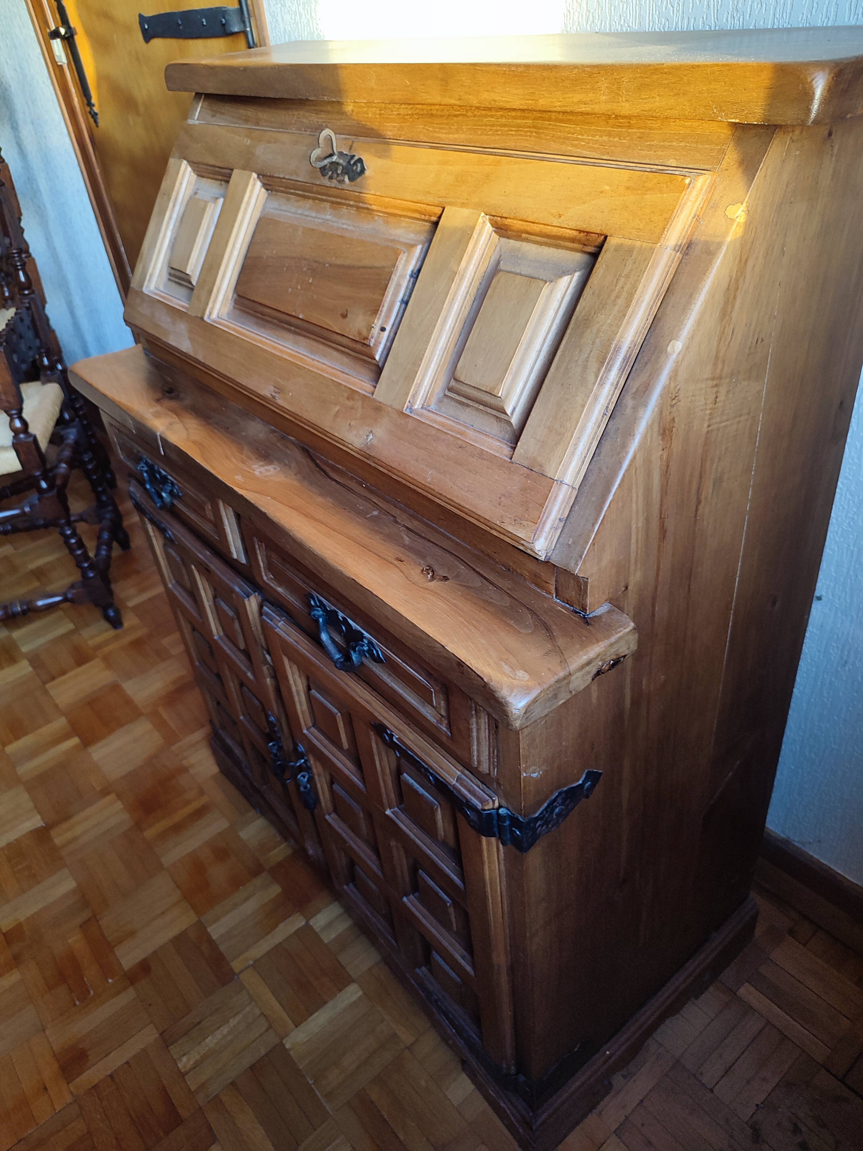 Spanish catalan baroque writing desk