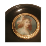 Miniature oil painting