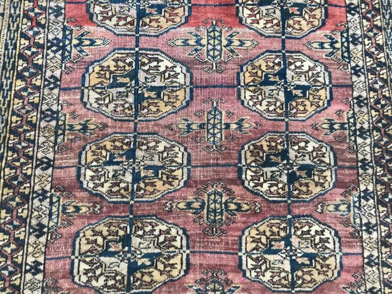 Ancient Turkmen carpet Little Bukhara