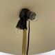 Vintage Mushroom table lamp with gold metal base , 1970s