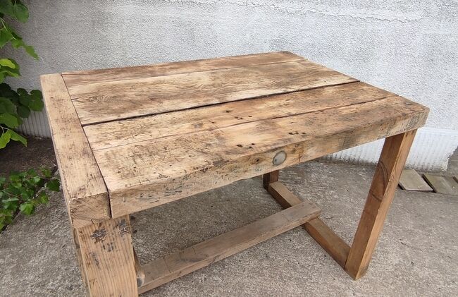 Etabli ancienne table d'atelier