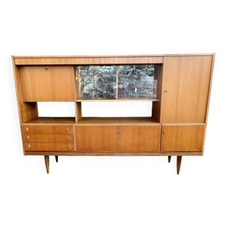 Meuble de salon living 1970