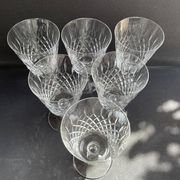6 Verres à eau – Cristallerie de Lorraine à Lemberg (1925-1997)