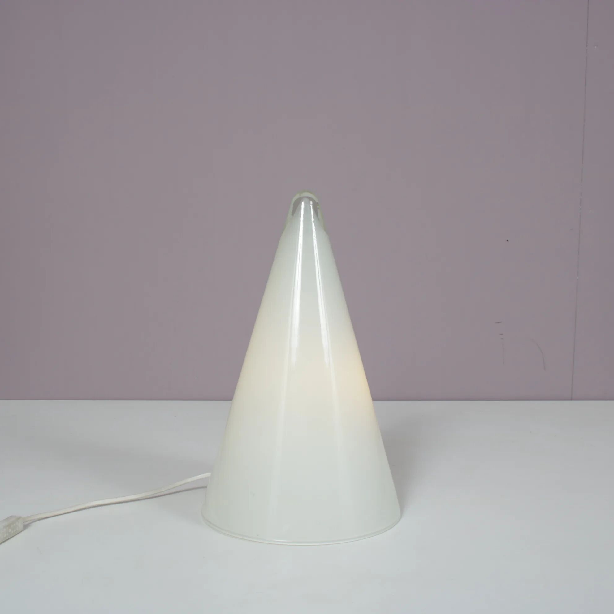 1990s glass "TeePee" lamp by SCE, France
